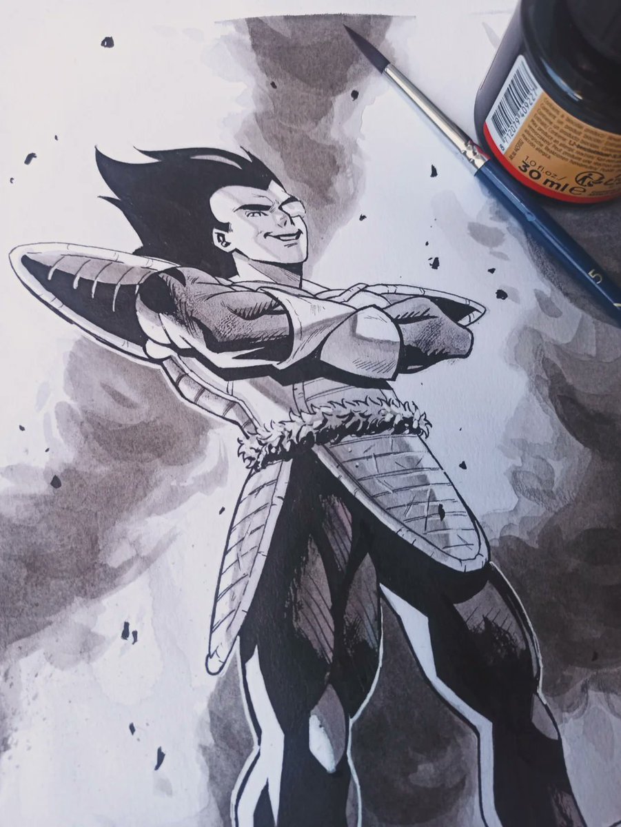 Vegeta inktober👌
#Inktober2025 #vegeta #Inktober #ink #DragonBall