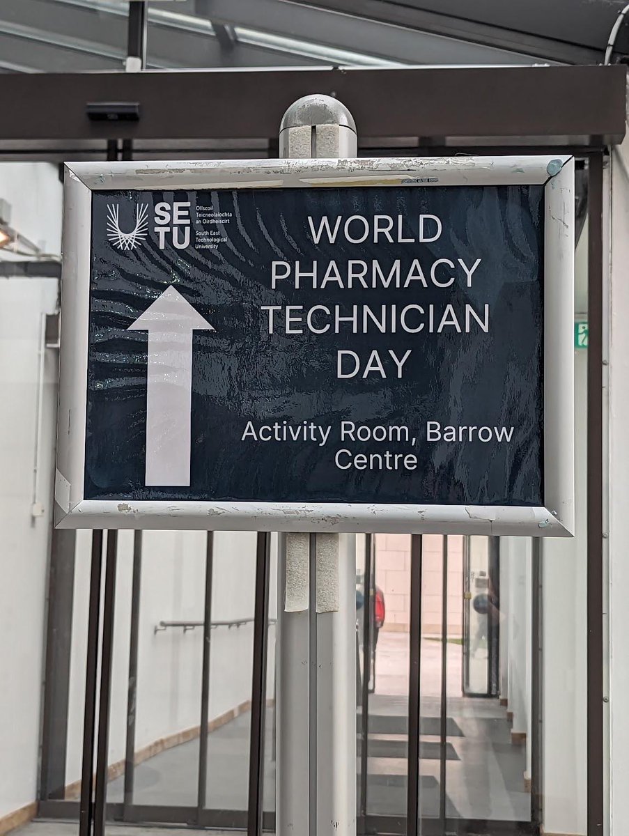 World Pharmacy Technician day…. We see you here! Don’t forget to register: 
setu.ie/events/a-celeb…