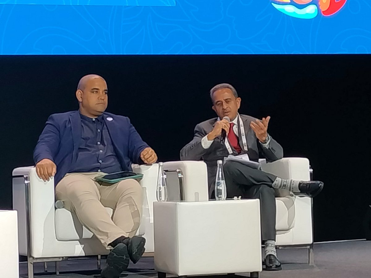 KVSinghMPGonda's tweet image. Participated in the Ministerial Panel at the High-Level Dialogue on  “Transforming our Urban Environment: Pathways to Sustainability&quot;on the sidelines on International Union  for Conservation of Nature Conference, 2025 at Abudhabi.
Shared India’s vision for sustainable,…