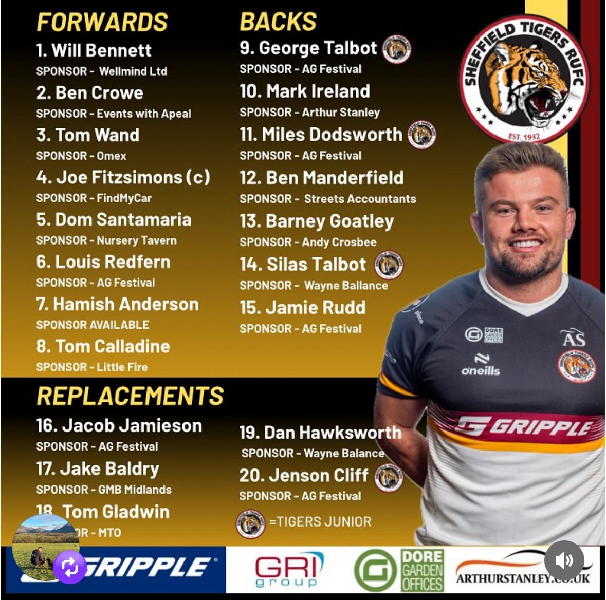 Sheffield Tigers tweet media