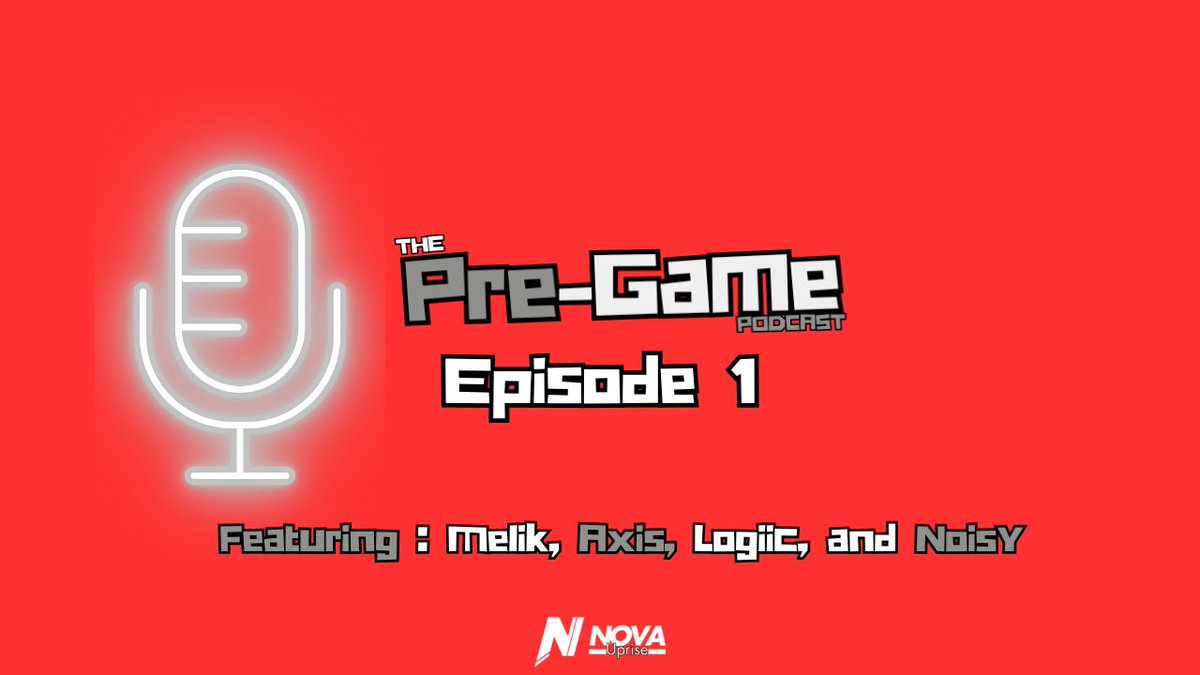 🚨UPLOADED🚨

Did you miss the first episode of The Pre-Game Podcast last night? No need to fear the full podcast is now up on the Nova Uprise YouTube channel! 
Go check it out and while you're there drop a like and hit the subscribe button! 

- youtu.be/rwyRyiUCgMM