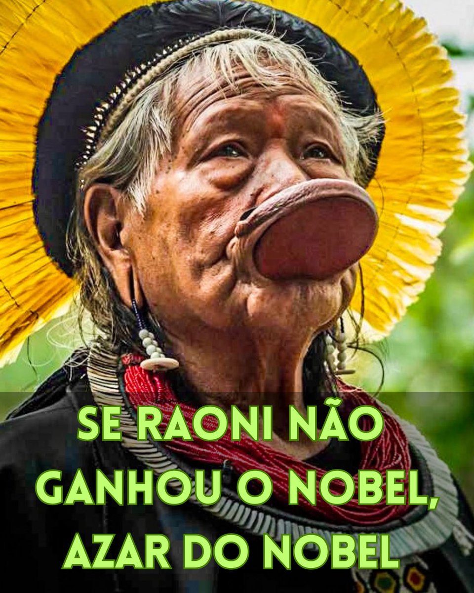 #NobelPrize - Lembro que fizemos campanha por Raoni em 2019, mas quem levou foi o 1o ministro da Etiópia, Abiy Ahmed, pelo acordo de paz com a Eritreia. Um ano depois foi com o exército pra cima dos separatistas, deixando + de 100 mil mortos, muita fome e milhões de refugiados.