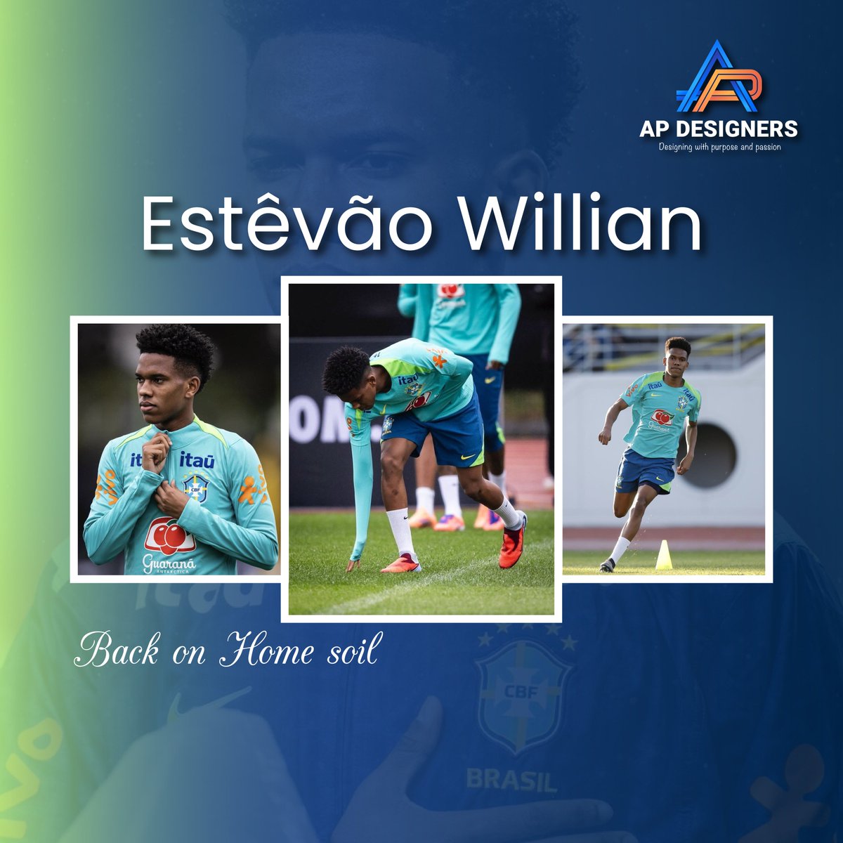 apdesigners1993's tweet photo. Estêvão Willian 📷 fã
Known for his dribbling, pace, and flair.
#Estevo #brasil #Chelsea #football #superstar #EPL #UCL https://t.co/xfuskV7b1Z