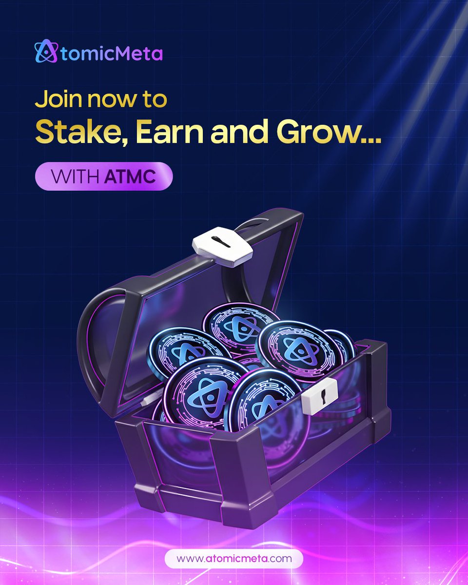 atomic_meta's tweet photo. Stake,Earn and Grow - the AtomicMeta way! π‘π
Join AtomicMeta and watch your crypto grow with effortless staking! Start earning rewards today with ATMC. π
π https://t.co/UV3ZyfII9H
#StakeCrypto #EarnCrypto #PassiveIncome #DeFi #AtomicMeta #ATMC #CryptoStaking #Blockchain #Crypto