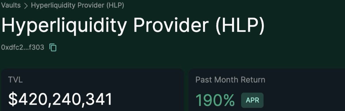 Im used to mostly trade perps (90% crossed &amp; always with SL) but since over 3 weeks I didnt open any position (couldn't focus on that cause of too much personal stuff &amp; changes in my life). 

So I just put my stables into HLP - somebody told me if u keep ur stables so u don't