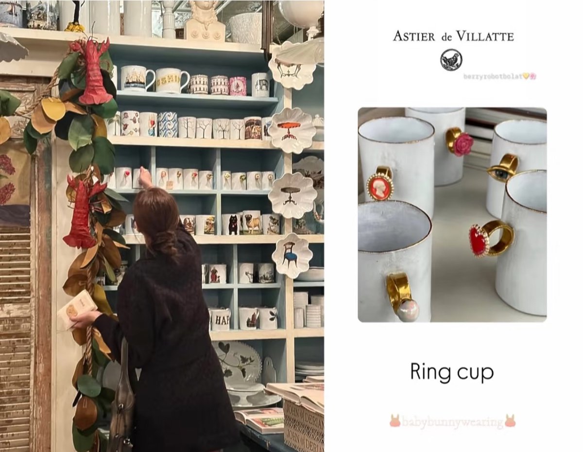 BerryRobotBolat's tweet image. Okay, my babies 🤣🤣🤣 Astier de Villatte. She liked these mugs on September 15th, and on September 23rd he gives her a mug of this brand as a gift 😭😭😭

#ChaeSooBin #채수빈 #YooYeonSeok #유연석