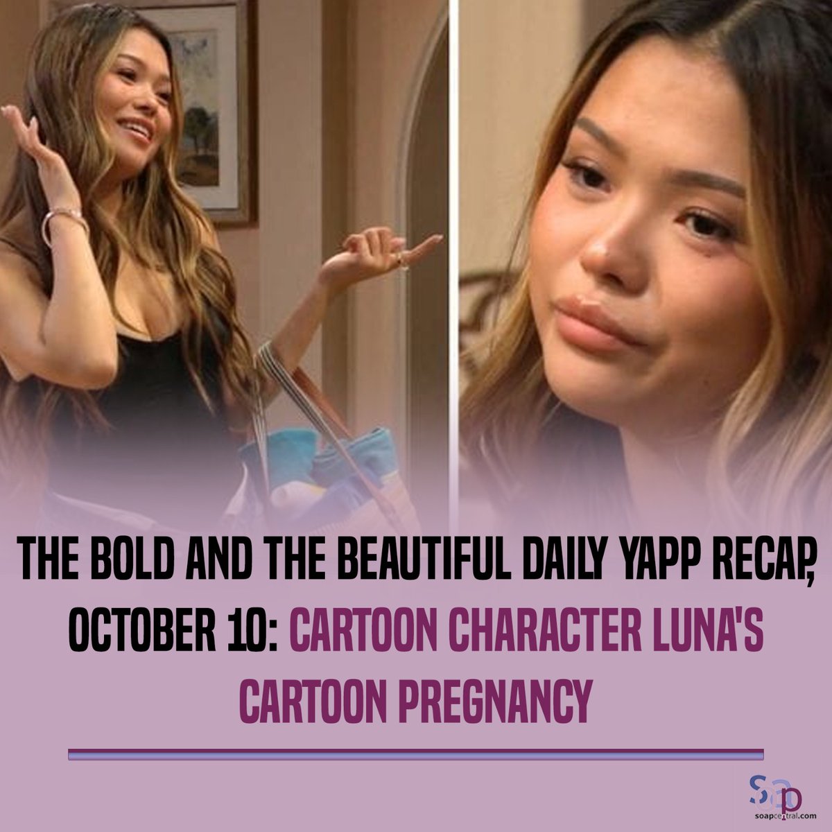 Luna's pregnancy is quite a miracle. A girl who had just been shot and spent weeks in a coma managed to sneak out, sneak into a party, sneak up to a room to r*pe a young man, and take a pregnancy test the very next day.

Read here 👉 sk.news/jROE9C