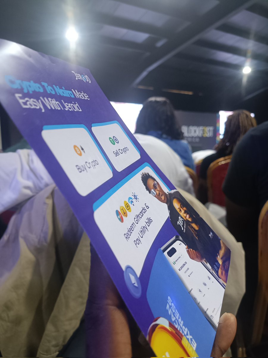 doublegweb3's tweet image. Why would I not be live at @blockfestafrica
The founder of @jeroidng, Mr. Jeremiah, broke down the brand’s story and operations in the simplest, most relatable way.
Didn’t realize how much I was missing till now @jeroidng just earned a new fan🔥💪🏽
#JeroidAtBlockfest