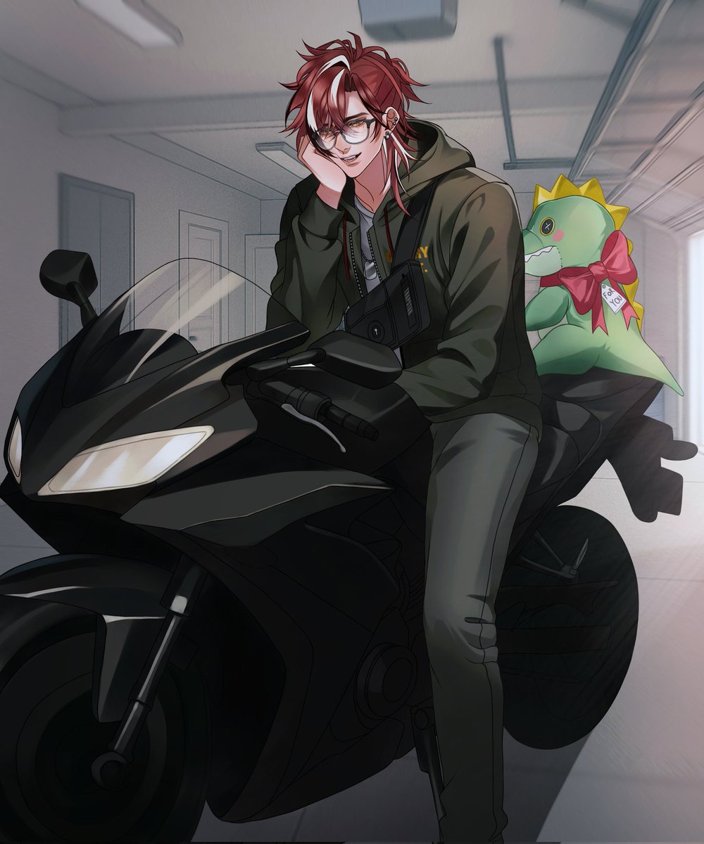 "Got the bike and the buddy. All that’s missing is you. Ready to go, bby?" — Harris Caine

#harristhetic