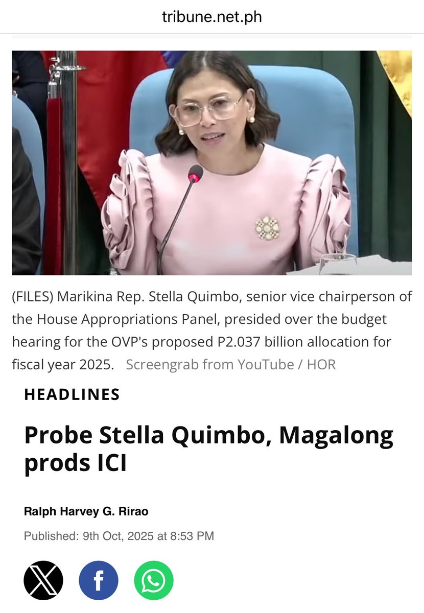 Accdg to Magalong, Stella Quimbo received a P300-million allocation for the DOH’s Medical Assistance for Indigent Patients (MAIP) program.

She also implemented infra projects totalling P580 million through the Discaya-owned companies.

Instant “Pangkabuhayan Showcase”!  No