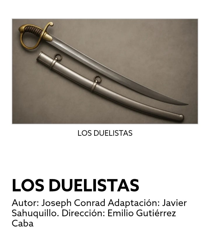 Estreno 11 de diciembre en el Teatro Fernán Gómez de Madrid.

Feliz🙏