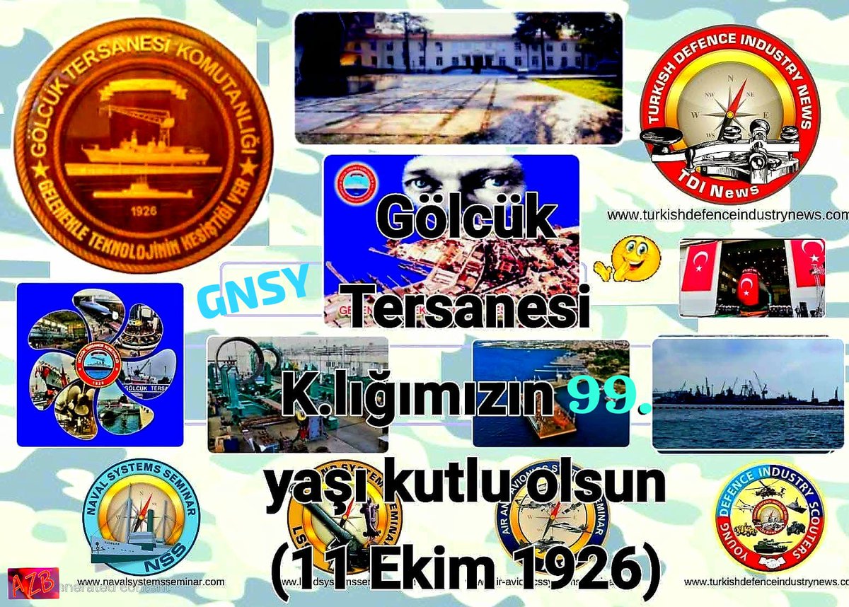 Gölcük Tersanemizin kuruluşunun 99’uncu yılı kutlu olsun.  👏⚓🧿