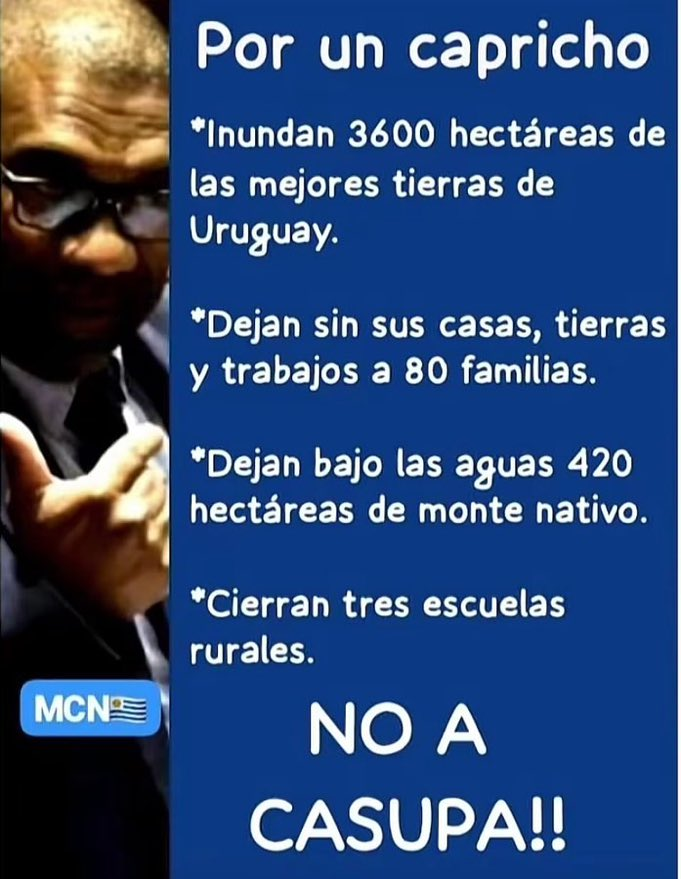El frente amplio quiere destruir 420 hectáreas de monte nativo, donde viven especies vegetales y animales autóctonos y poco comunes.