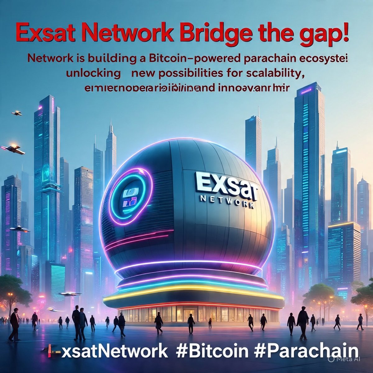 Elizzyweb3's tweet image. Bridge the gap! @exSatNetwork is building a Bitcoin-powered parachain ecosystem, unlocking new possibilities for scalability, interoperability, and innovation! #ExsatNetwork #Bitcoin #Parachain