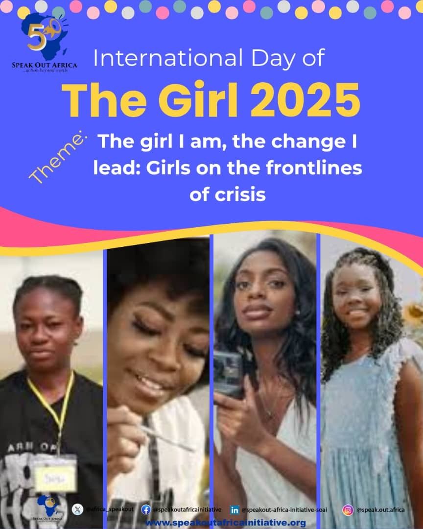 africa_speakout's tweet image. The Girl I Am, The Change I Lead.💜
Today we celebrate girls on the frontlines of change leading, shaping, and inspiring action even in times of crisis.

#DayOfTheGirl #GirlsLead #SOAI #EmpowerHer #GenderEquality

@NigEducation @UNESCO @UNICEF @EU_Nigeria @UnitedNations @macfound