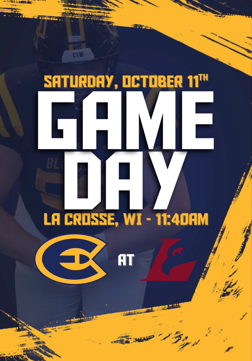 UWECFootball's tweet image. Wake up, Blugolds! ITS GAMEDAY!!!

Wheels are rolling south. We will see you in La Crosse!

#ROLLGOLDS x #CTM