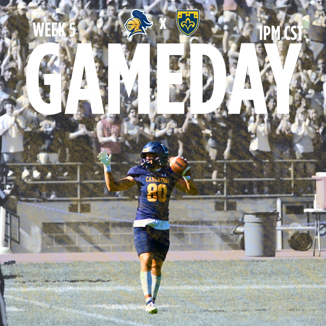 CarletonFB's tweet image. GAME DAY! 

#KeepStackin