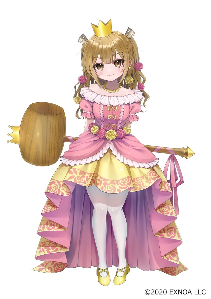 nekoamee's tweet photo. 【お仕事】 めちゃめちゃに遅れましたが、こちらのプリンセスな木槌ちゃんも描かせて頂きました♡おしとやか～！(嘘 https://t.co/6SlRHJWdHv