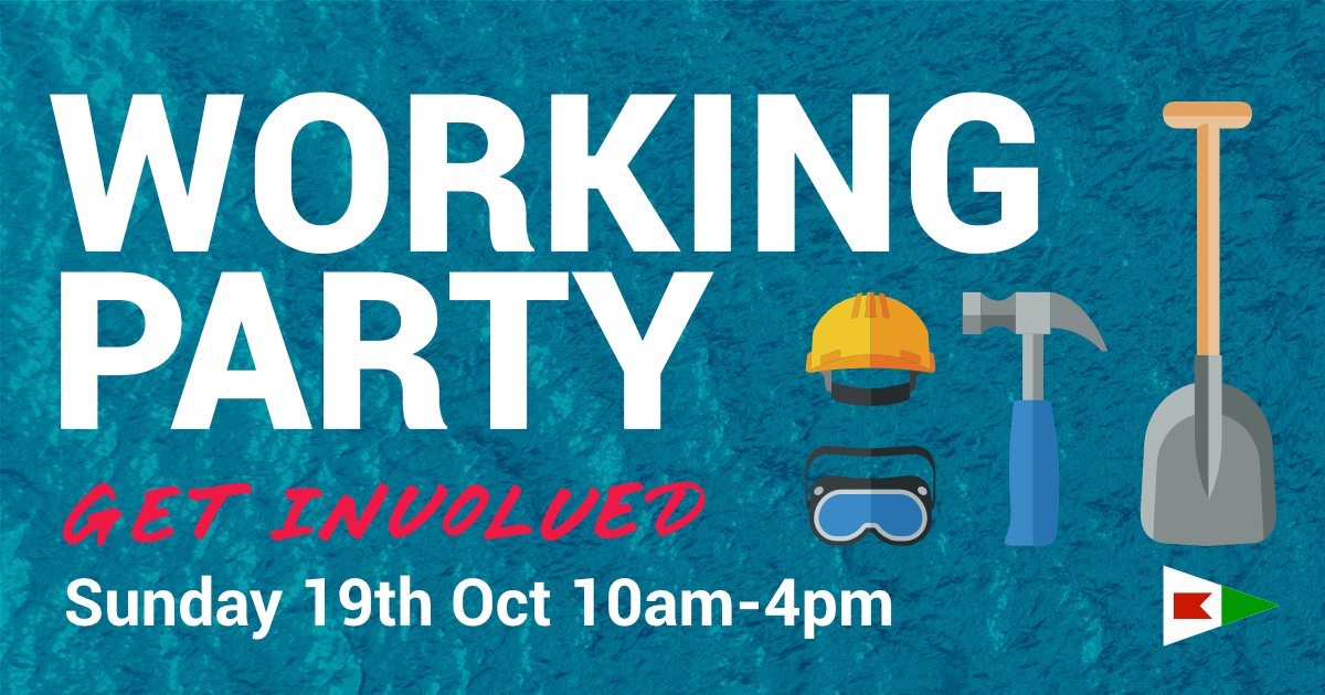 All hands on deck! It's time to get our amazing sailing club shipshape for the winter ahead! Please come and help out at the working party on Sunday, 19th Oct at 10am-4pm. Many hands make light work, and your help would be hugely appreciated!

#westmidlandssailing #barntgreen