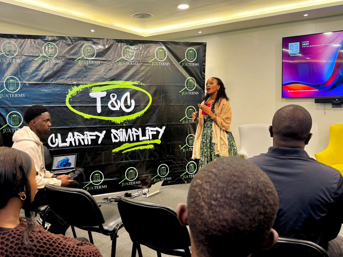 And we’re off 🚀 

Do you read your Terms and Conditions before clicking Accept?

The Privacy First-Nairobi Campaigners have officially launched their campaign, <a href="/juaterms/">Jua Terms</a>, aiming at sensitizing young people on staying vigilant about punitive Terms and Conditions.

#JuaTermsKe