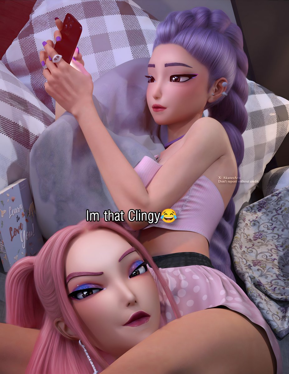 She is that clingy~
---
My Comissions are open.
Credit me if you repost.
Don't AI edit with my art.
---
#Rumi #Mira #Rumira #Hunterx #kpopdemonhuntersfanart #3D #DazStudio #3dart
