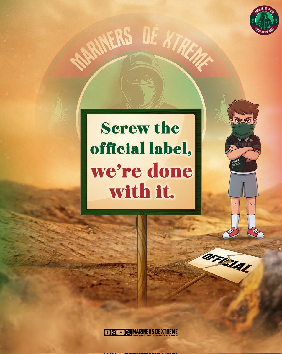 MdxOfficial2018's tweet photo. We tossed that OFFICIAL tag in the trash.
@mohunbagansg @Mohun_Bagan https://t.co/l8qtJyFjHR
