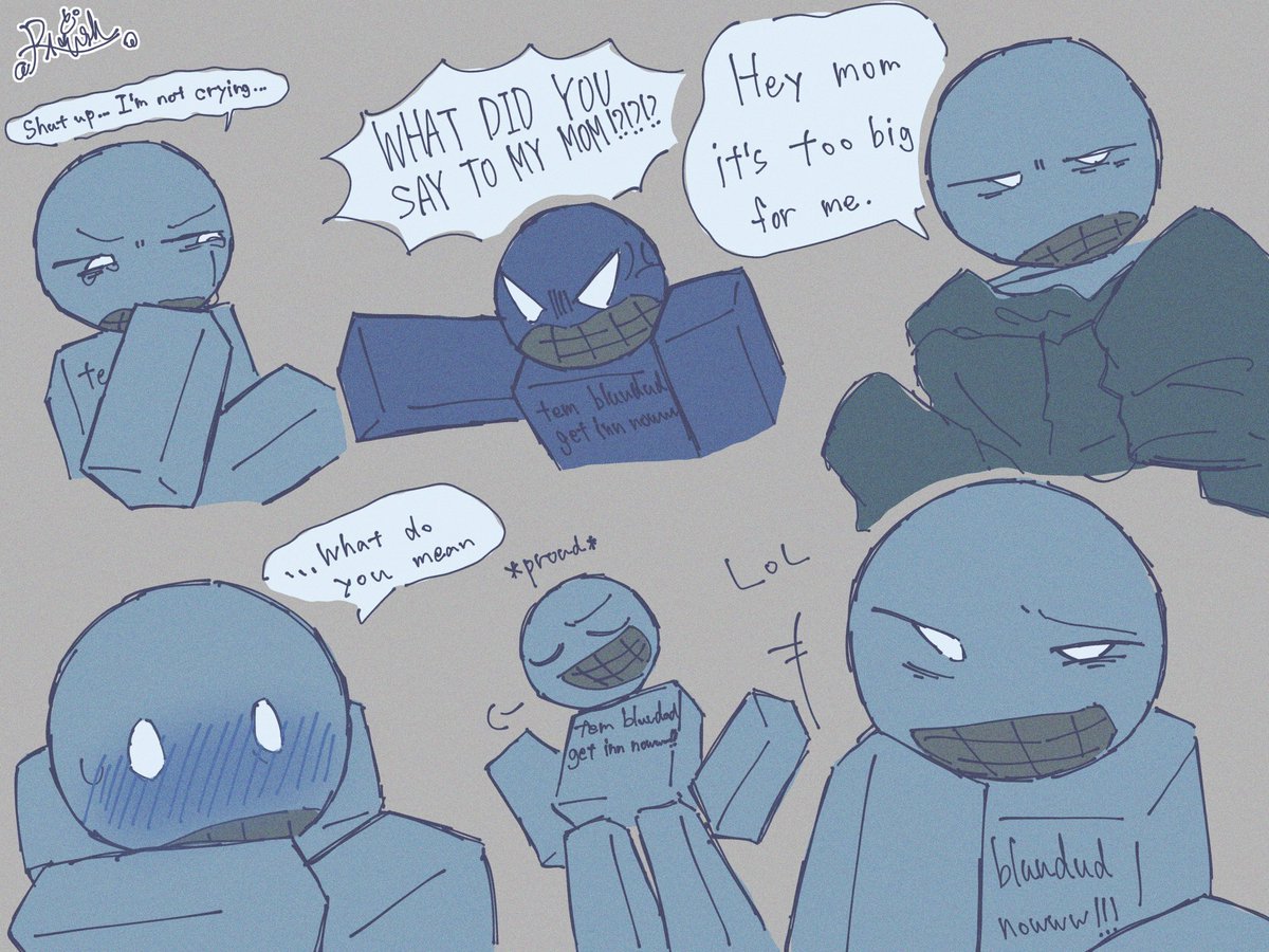 RobloxRianushi's tweet image. Many many many bluududs 
#Forsaken #forsakenfanart #bluudud