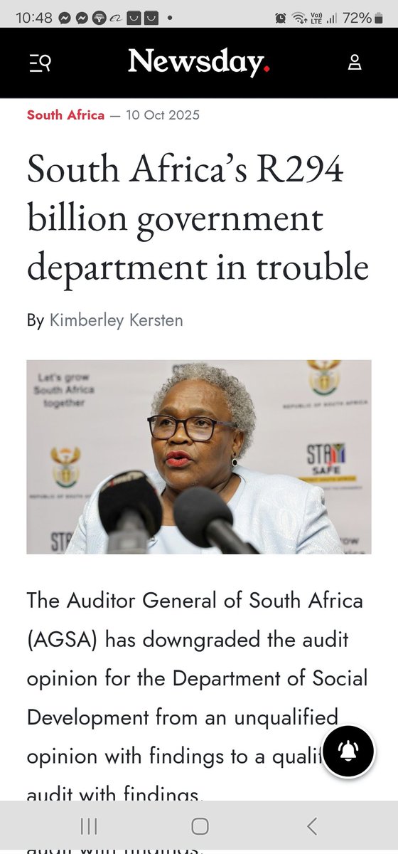 Employed her toyboy lover as a Special Advisor. His 1yr contract suddenly became 5yrs. Fired her Deputy (in case she talks?) Employed her no-experience-in-anything-whatsoever  22yr old niece (R1,2M) as Chief Of Staff. Then put niece on paid leave. Ousi Sisisi has no fear.