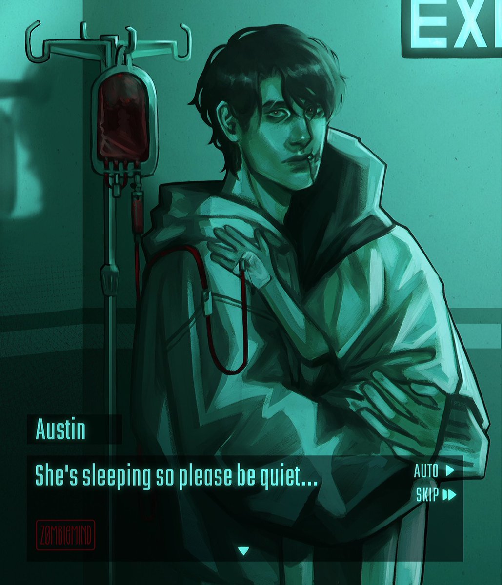 z0mbiemind's tweet image. Late night walk #oc #indiehorror