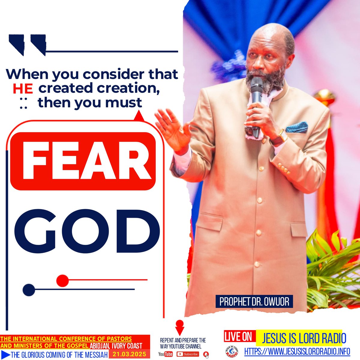 lawrenceolang's tweet image. The Eternal Gospel must deliver the fear of the LORD.
The Eternal Gospel must tell mankind that only God deserves all the honor and Glory.
The Eternal Gospel teaches that God judges sin.
#HourOfReturn