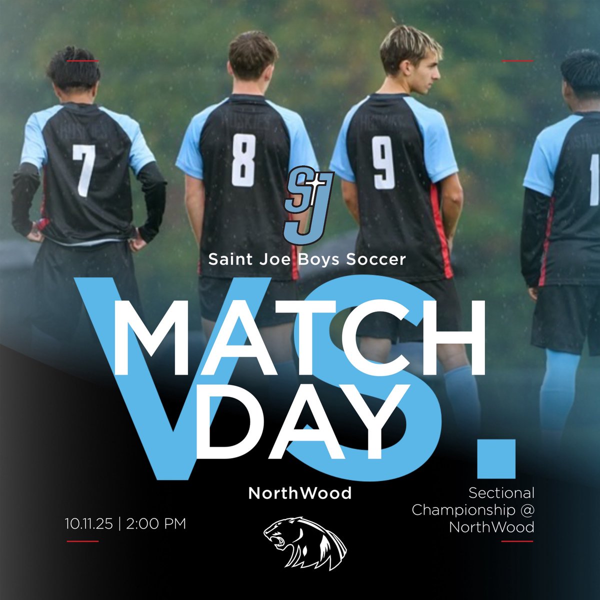 The Huskies take on sectional hosts, Northwood, for a shot at the sectional championship today at 2pm at Wellfield Soccer Complex. Come on, Huskies!