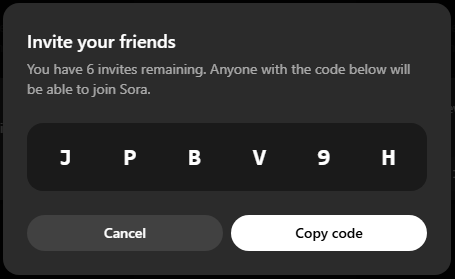 UltraZartrex's tweet image. Free sora 2 Invite code!

Wanted to give away something to you guys! be fast!

#OpenAI #Sora2