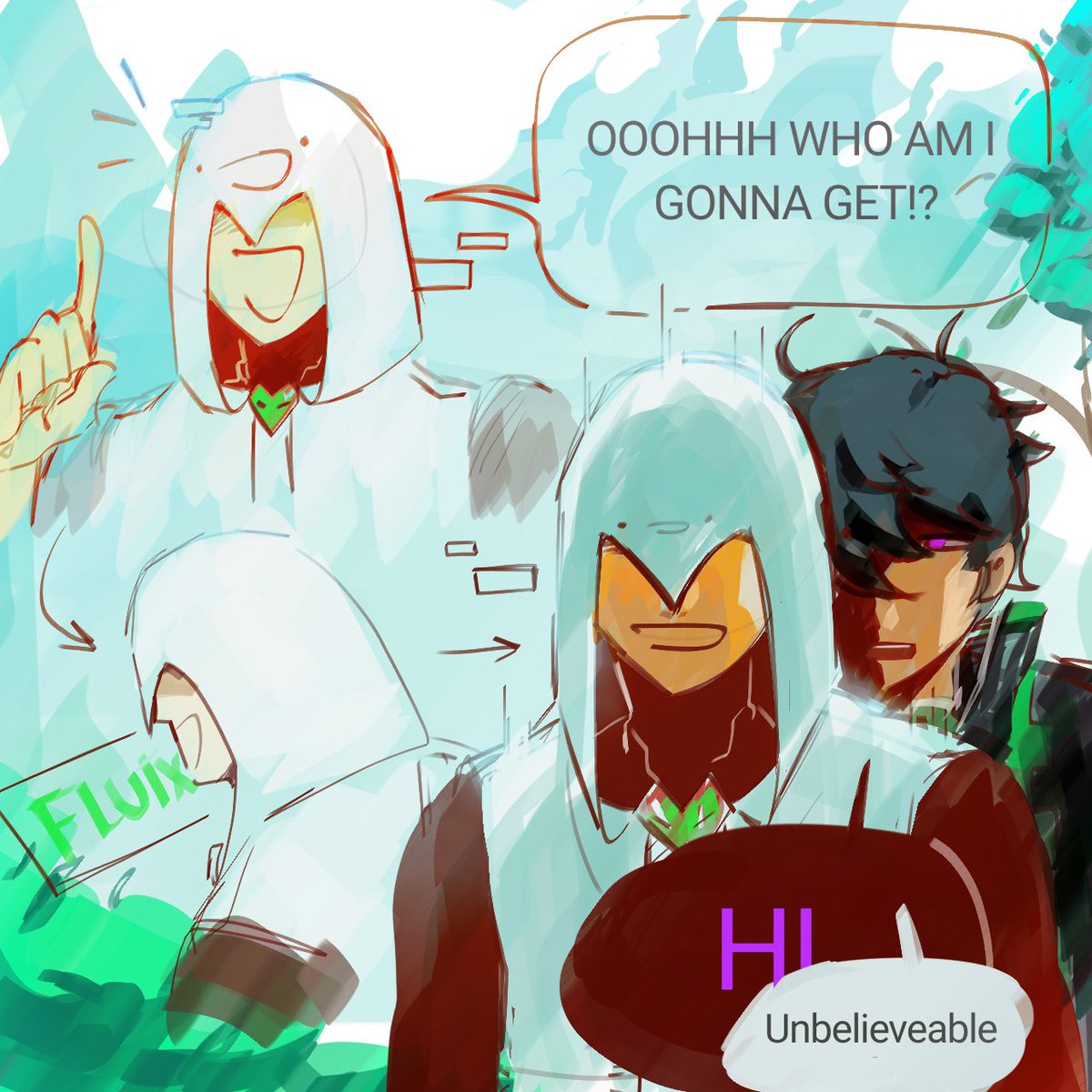 Whoever did this was probably giggling

#fluxarata  #Fluixon #Saparata #Chainedlife #Lifeseries