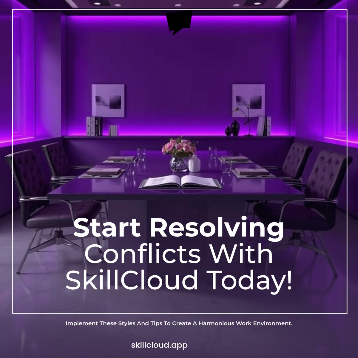 skillcloud's tweet image. Transform workplace conflicts into growth opportunities! 🌱 Discover effective resolution styles and violet-accented mediation tips! 💼✨

#SkillCloud #Microlearning #CareerBoost #BusyPros #LearnOnTheGo #SkillUp #WorkSmart #RolePlayReady #BiteSizedLearning #ProSkills
