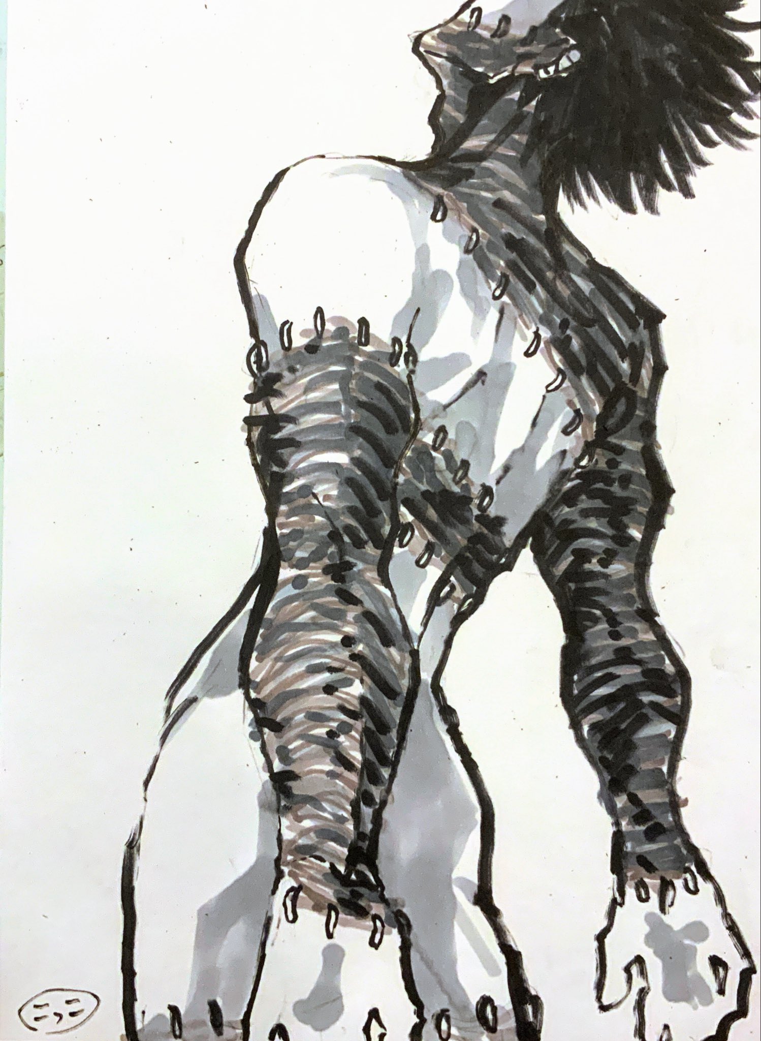 腸の絵(モノクロ)1110作 腸の絵(モノクロ)1110作 腸の絵(モノクロ)1110作 腸の絵(モノクロ)1110