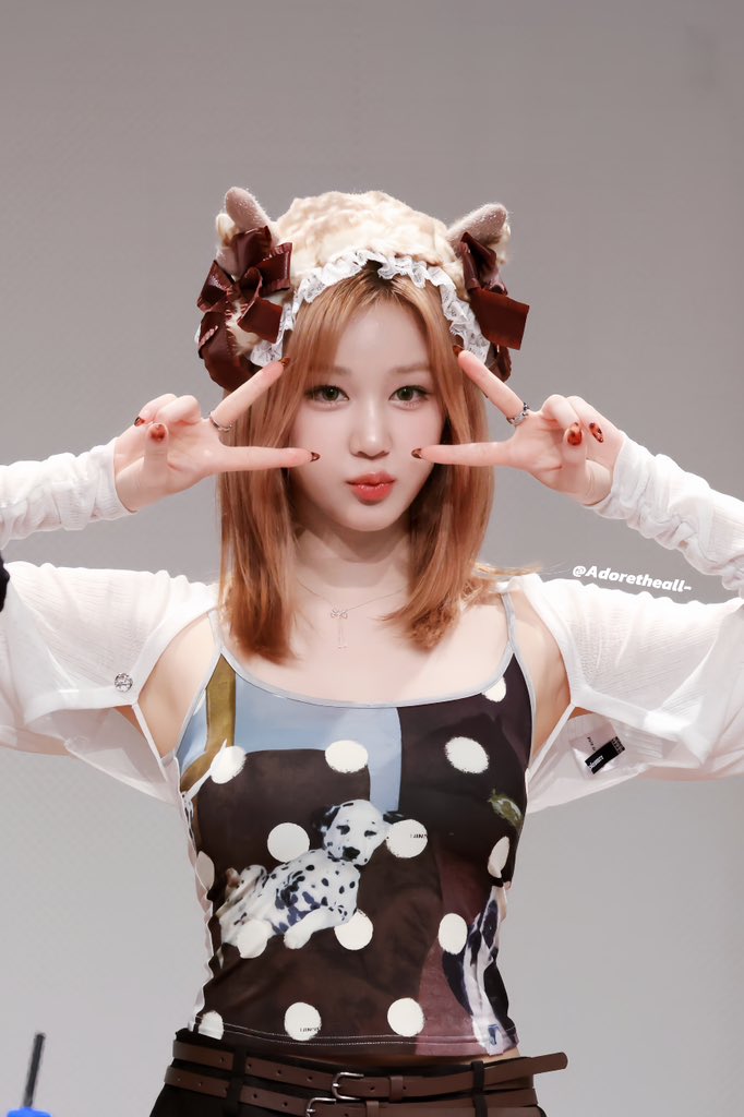 Adore_rita's tweet photo. 20251011 k4 
Cuteeee baby deer🦌🥰
#PHARITA #BABYMONSTER #pharita #파리타 https://t.co/HY1P1fnMX6
