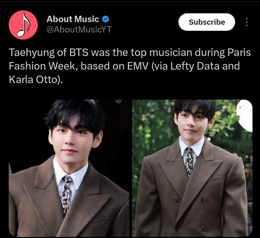 schiaparellithv's tweet image. #V #KIMTAEHYUNG is the most-mentioned K-pop artist and holds the highest EMV.
 The media call him the ultimate clout master cause wherever he goes, his influence spreads, and every brand he touches shines.