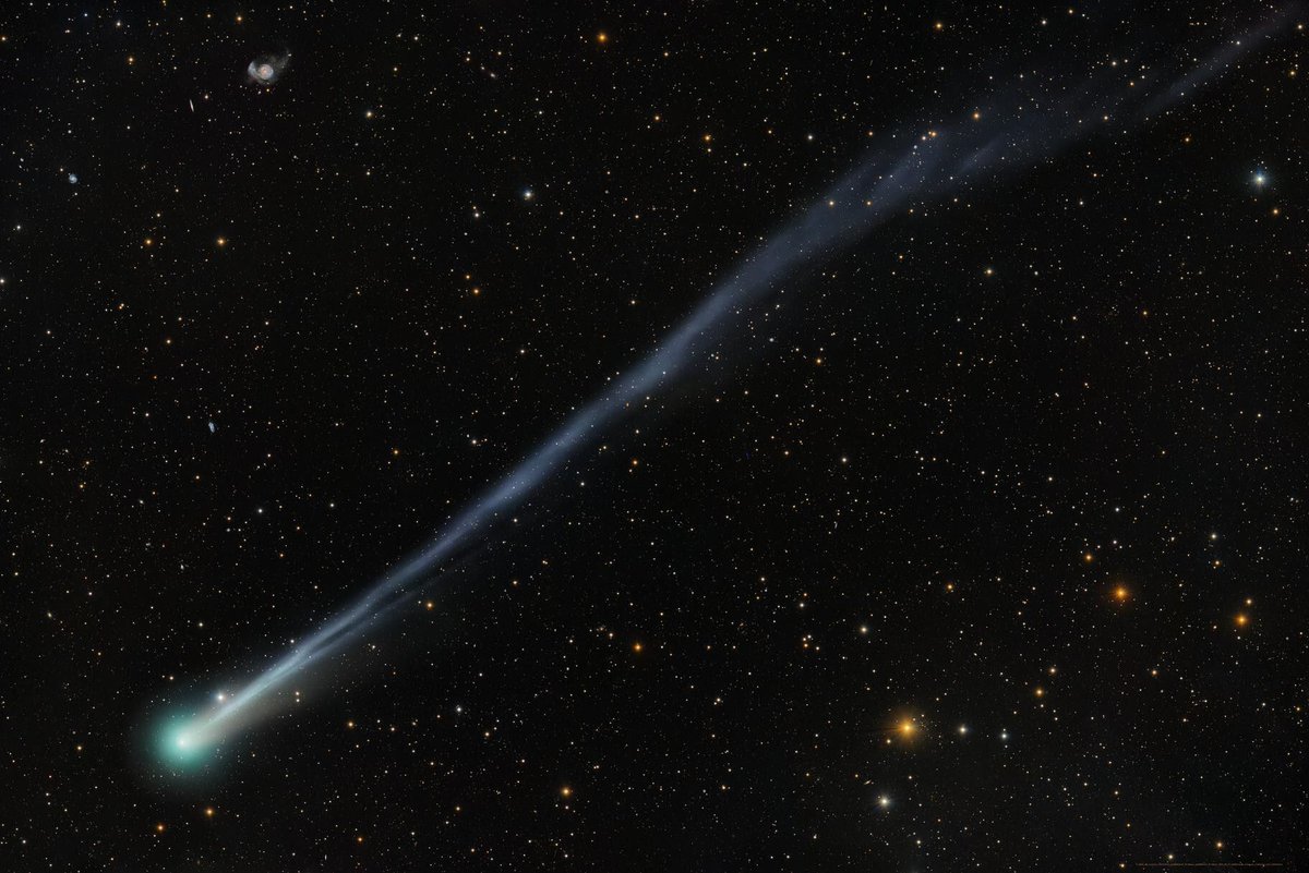 AstroBin's Image of the Day: "Dust Tail Lengthens, Plasma Tail Feathers, Comet C/2025 A6 (Lemmon) now Measured at Magnitude 7.1 Sept 27 2025" by Dan Bartlett

astrobin.com/otzwnf/

#astrophotography