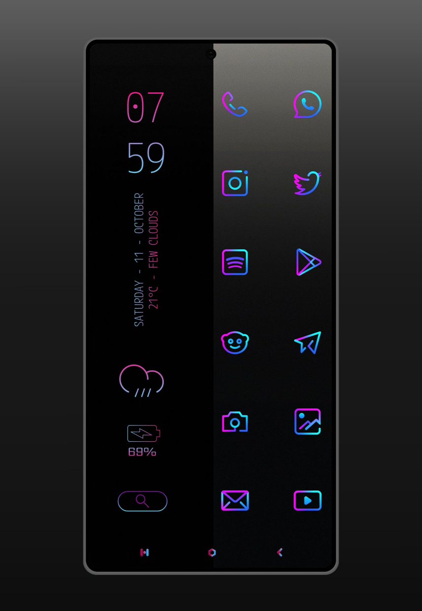 guilleeduard's tweet image. Setup: 98/2025

Widgets: Mininal Outline kwgt play.google.com/store/apps/det… @AceSetup ... EDITED BY ME 

Icons: Lineon play.google.com/store/apps/det… @justnewdesigns 

Wallpaper from Pinterest 

Mockup @pashapuma1 

#SamsungGalaxyS25Ultra
