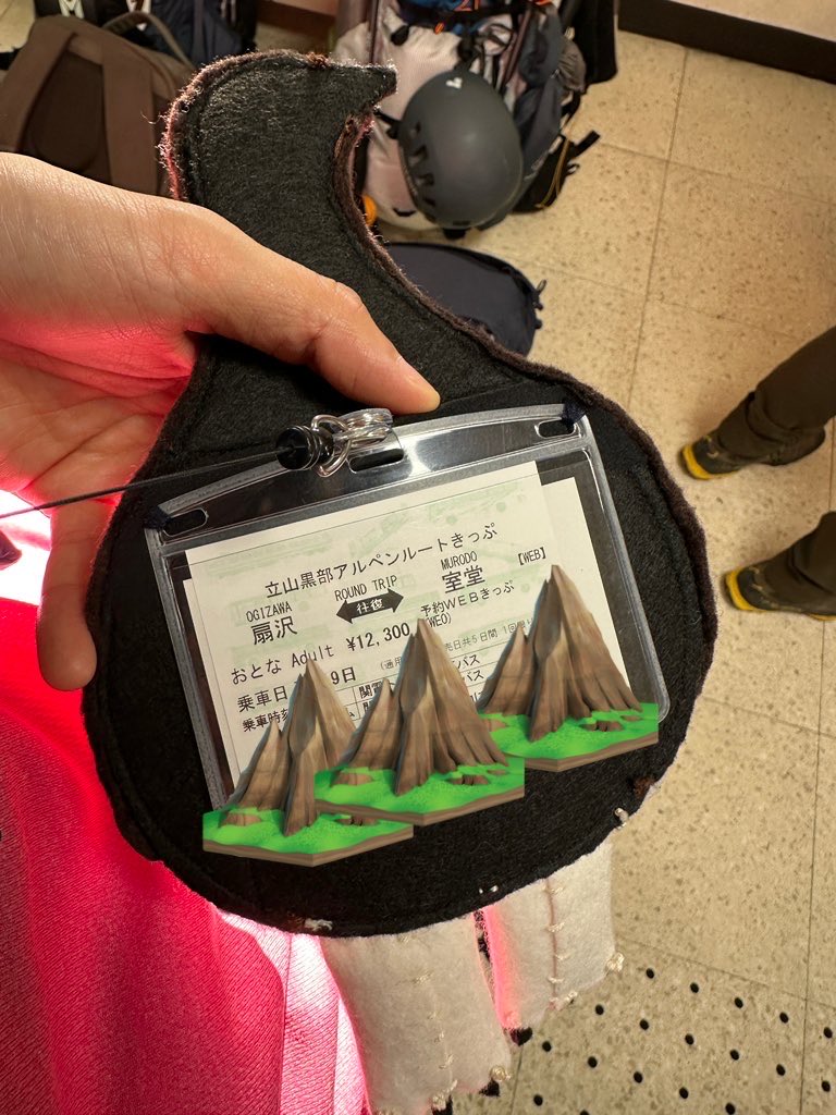 Outdoor_Giraffe's tweet image. このライチョウの写真が好きすぎて立山黒部アルペンルートのパスケースを作った