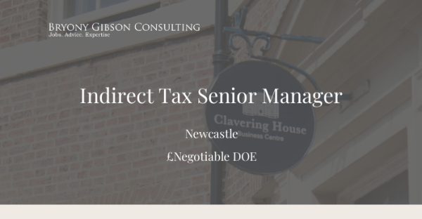 Hiring! Indirect Tax Senior Manager - #Newcastle. paiger.link/1728166085