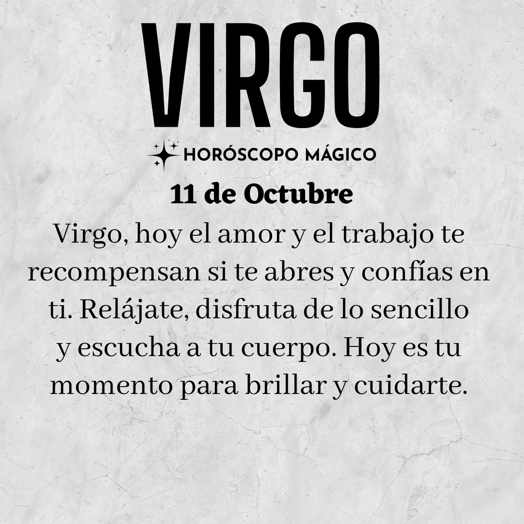 Virgo_HMagico's tweet image. ♍ #virgo, hoy Sábado 11 de Octubre, ¡No hay sueños imposibles, hoy es el día para hacerlo realidad!