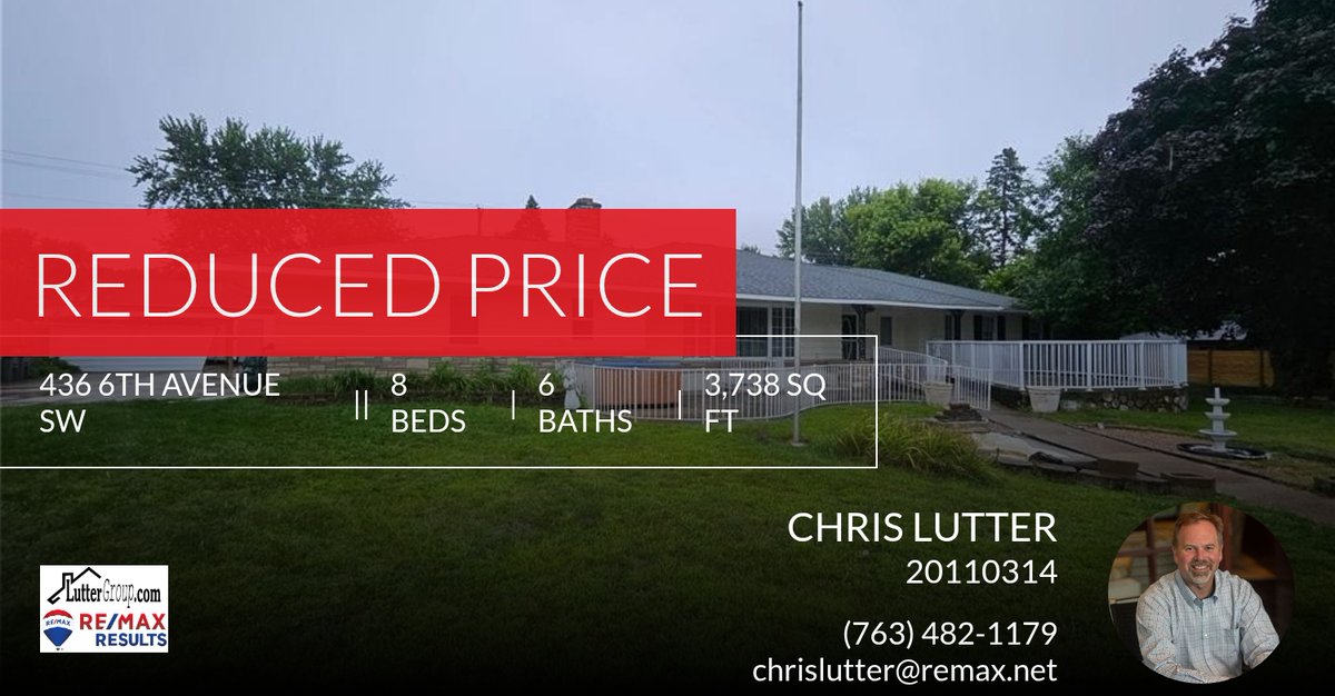 chrislutter's tweet image. 📍 Reduced Price 📍 This recently reduced home at 436 6th Avenue Sw in Cambridge won&apos;t last long, so, don&apos;t wait to set up a showing! Reach out here or at (763) 482-1179 for more information! homeforsale.at/436_6TH_AVENUE…