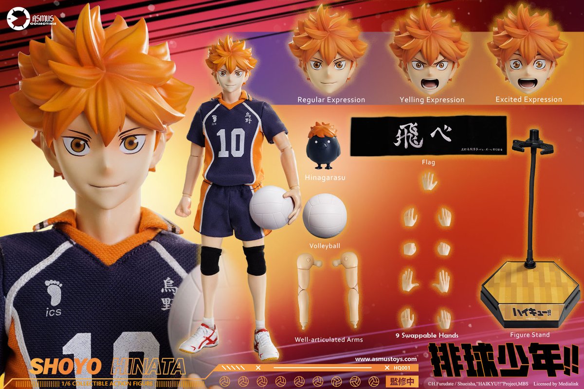 GokinMr's tweet photo. Shoyo Hinata 1/6 Action Figure da Haikyu! di Asmus Toys https://t.co/2uXq9ltPXz #haikyuu #ハイキュー!! #排球少年 #日向翔陽 #ShoyoHinata #影山飛雄 #TobioKageyama #阿司馬 #阿司馬玩具 #ASMUS #asmustoys #actionfigure #SixthScale #可動人偶 https://t.co/YxDMeMyiJi