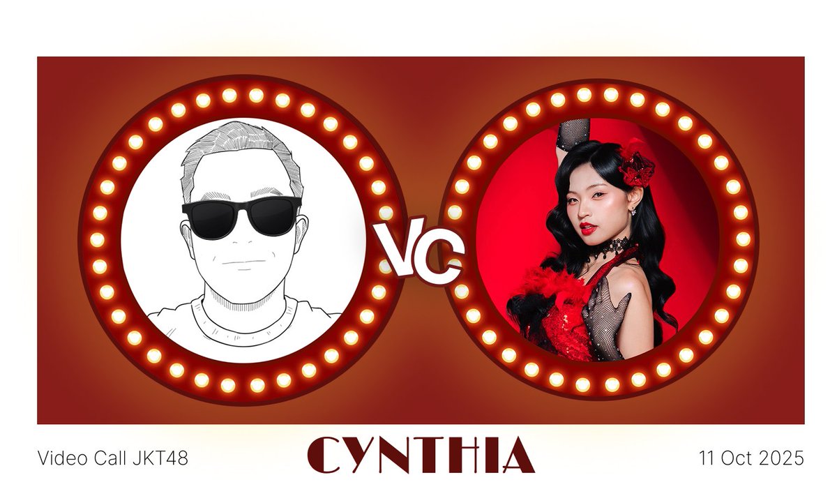 franareia__'s tweet image. Berbincang denganmu selepas show kemarin, hanya ingin mengucapkan terima kasih @Y_CynthiaJKT48 . Thanks buat obrolannya hari ini, ya.

Ngga begitu menyangka akan ngobrol dengan topik yang dirimu tadi tanyakan. Tapi, apapun yang terpilih, semoga dirimu nyaman dan enjoy ya.…