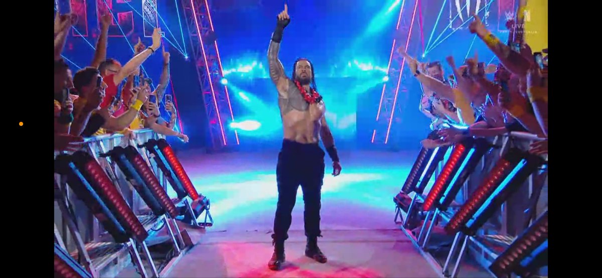 WMavenWWE's tweet image. The OTC1 Roman Reigns is here! #WWECrownJewel