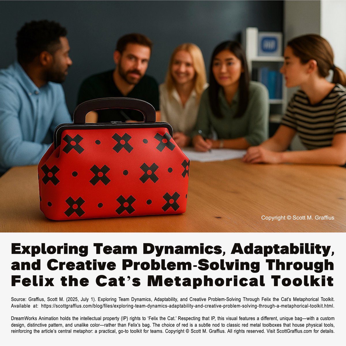 Exceptional_LLC's tweet image. ... the choice of red is a subtle nod to classic red metal toolboxes that house physical tools, reinforcing the article’s central metaphor: a practical, go-to toolkit for project teams (Agile or otherwise)

🔴 scottgraffius.com/blog/files/exp…

#ProjectManagement #ProjectTeams #Teamwork