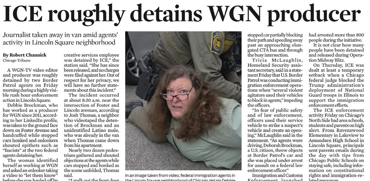 DuPageCountyGOP's tweet image. The real story is not that a WGN editor and producer was arrested. 

It’s that she was there taking part in these protests in the first place. How objective and balanced do think this person is while crafting WGN news coverage? 

If mainstream news wants to return to relevancy,…