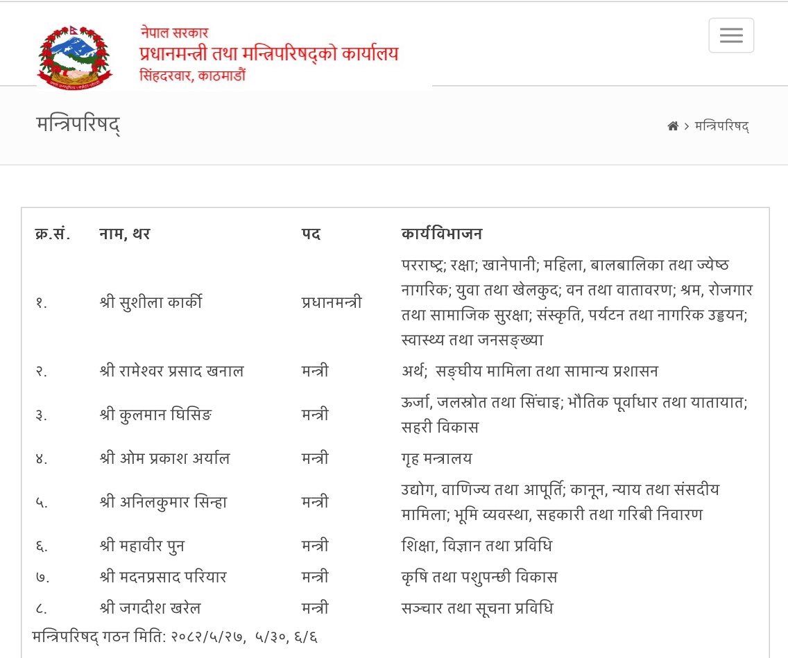 ADH_RAJAN's tweet image. न मन्त्रालयको संख्या घटाउछिन् न त गठित मन्त्रालयहरुमा मन्त्री नियुक्त गर्छिन्! ६ महिने सरकार रे तर १ महिना बितिसक्दा पनि केइ टुंगोपुंगो छैन।

सरकार कसको हो?
कसले चलाइरहेछ?
कसरी चलिरहेछ?

मिडिया सेलिब्रिटीहरुको सरकार भएकाले मिडिया scrutiny हुन्न भनेर त्यसै भन्या हैन नि! नत्र त…😋