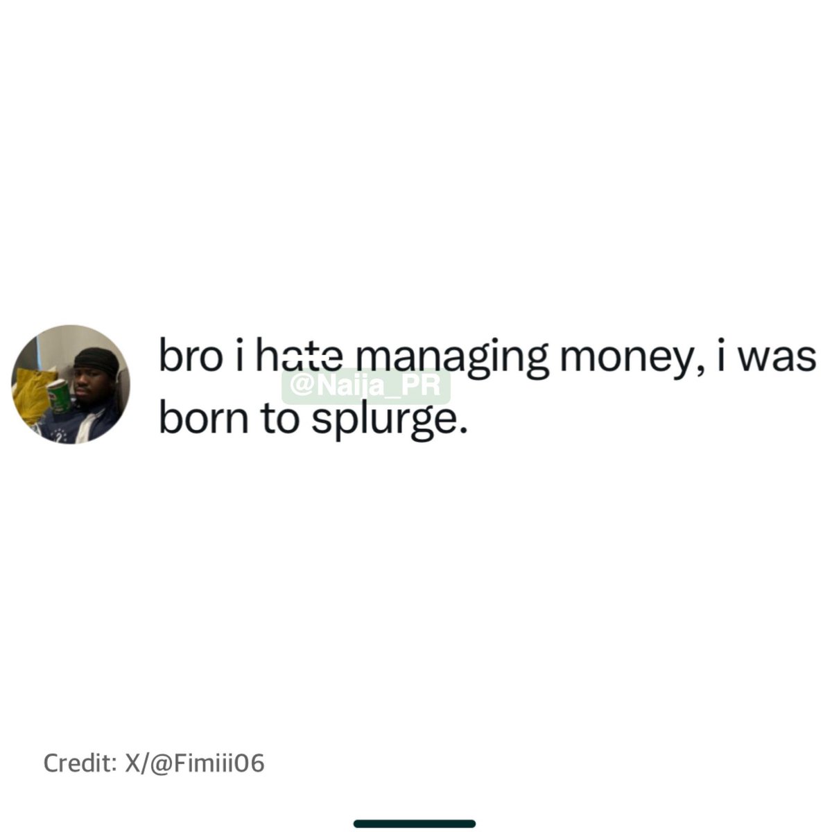 Tha_wise_oracle's tweet image. I was born to throw bands. Now I’m calculating bills like an economics student 🥲